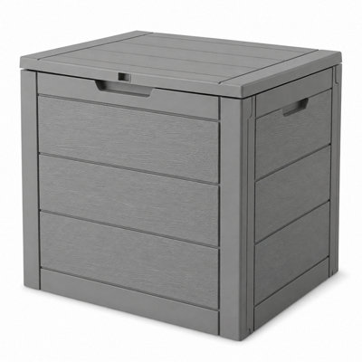 ShopnBits 132L Garden Storage Box Waterproof Outdoor Plastic Utility ...