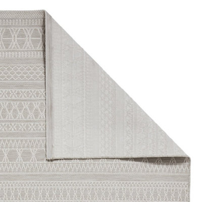 Shoreline Easy Clean Moroccan Weatherproof Rug - Beige - 120x170