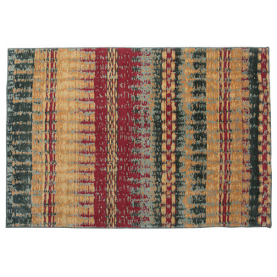 Short Pile Area Rug 140 x 200 cm Multicolour MARMARIS