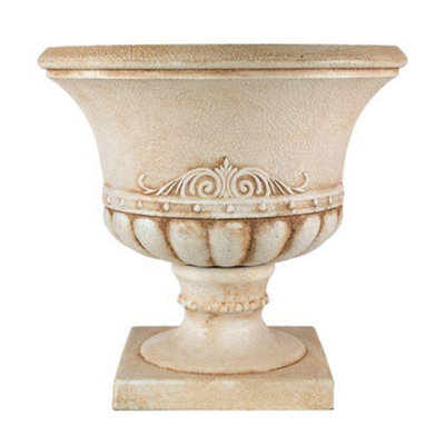 Short Urn Sandstone 18L Planter