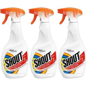 Shout Stain Removing Spray, 500 ml (Pack of 3)