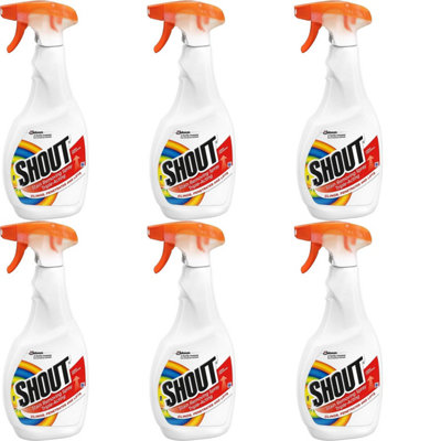 Shout Stain Removing Spray, 500 ml (Pack of 6)