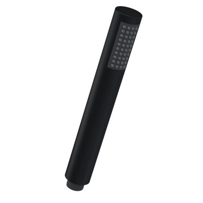 Shower Accessories Easyclean Round Single Function Shower Handset - Matt Black - Balterley