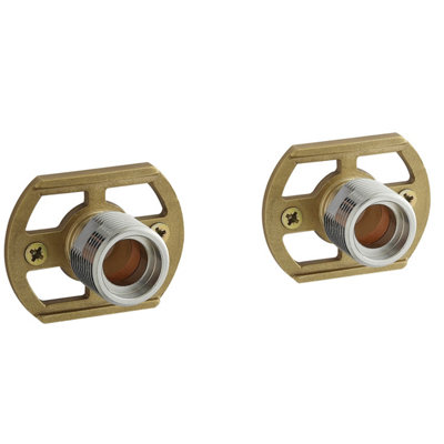 Shower Accessories Fast Fit Wall Hung Brackets for Bar Valve - Pair - Balterley