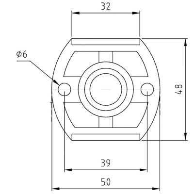 Shower Accessories Fast Fit Wall Hung Brackets for Bar Valve - Pair - Balterley