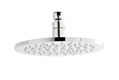 Shower Accessories Round LED Fixed Shower Head, 200mm - Chrome - Balterley