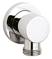 Shower Accessories Round Minimalist Outlet Elbow - Chrome - Balterley