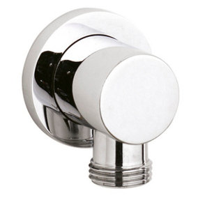 Shower Accessories Round Minimalist Outlet Elbow - Chrome - Balterley