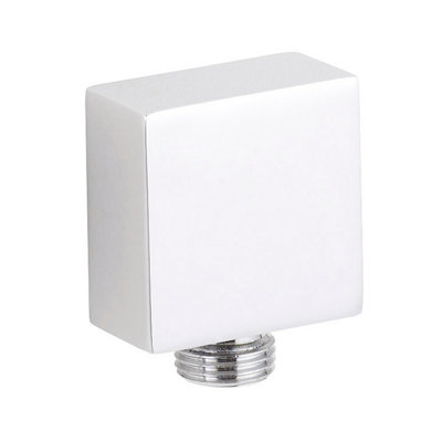 Shower Accessories Square Outlet Elbow - Chrome - Balterley