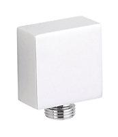Shower Accessories Square Outlet Elbow - Chrome - Balterley