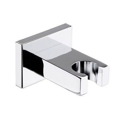 Shower Accessories Square Wall Bracket - Chrome - Balterley