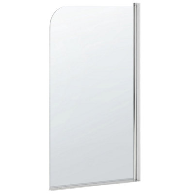 Shower Bath Screen LAPAN II 1400 x 800 mm Silver Price Comparisons | Compare The Build