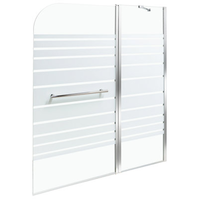 Shower Bath Screen TUAPI 1400 x 1200 mm Silver