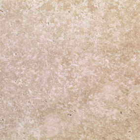 Shower & Bathroom (PVC) Wall Panels - Large Tile Concrete Beige 2400mm x 1000mm
