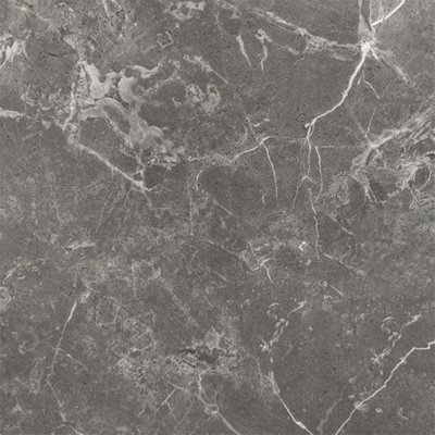 Shower & Bathroom (PVC) Wall Panels - Large Tile Graphite Quartz Matt 2400mm x 1000mm