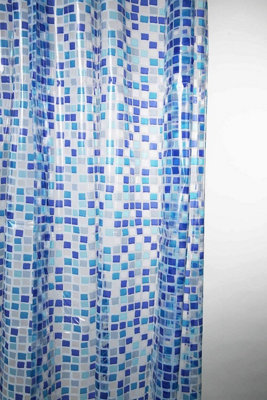 Shower Curtains Peva Mosaic Shower Curtain