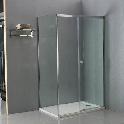 Shower Enclosure Clear Glass Sliding Shower Door 1000x760mm - 4
