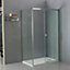 Shower Enclosure Clear Glass Sliding Shower Door 1000x760mm