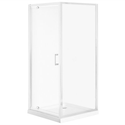 Shower Enclosure DARLI II 900 x 900 x 1850 mm Silver Price Comparisons | Compare The Build