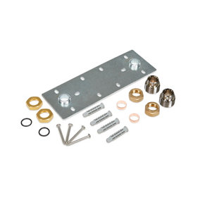 Shower Fixing Plate Kit For Shower Bar Mixers