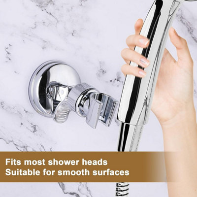 Shower Handset Head Holder Bath Wall Mounted Adjustable Suction Bracket ...