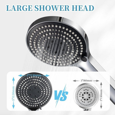 Shower Head, 6 Modes Handheld Shower Head Large Powerful Boosting ...