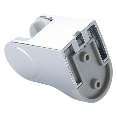 Shower Head Hanger Handle Chrome Plated Plastic Bathroom Showering Replacement - 3