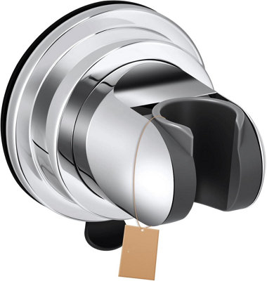 Shower Head Holder No Drill Wall Mounting Bracket Chrome Plated ...