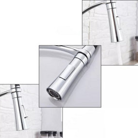 Shower Head Kitchen Mixer Spare Replacement Sprayer  Tap Pull Out Spray Chrome Plumbing