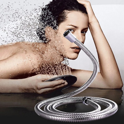Shower Head Set Universal Multi Function Chrome Anti-Limescale Bath 1 ...