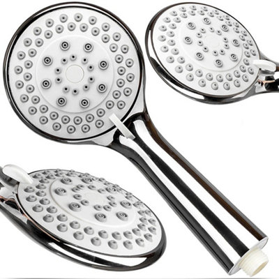 Shower Head Set Universal Multi Function Chrome Anti-Limescale Bath 1 ...