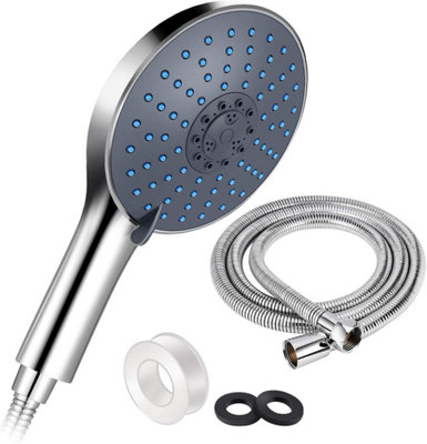Shower Head with 1.5m Shower Hose, Large Shower Head (15cm diameter ...