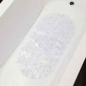 Shower Mat for Inside Shower Non-Slip Bathroom Accessories Anti Mould PVC Mats