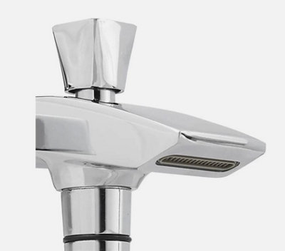 Shower Mixer Expose Valve Bath Filler Chrome Single Lever Wall Mounted - 6