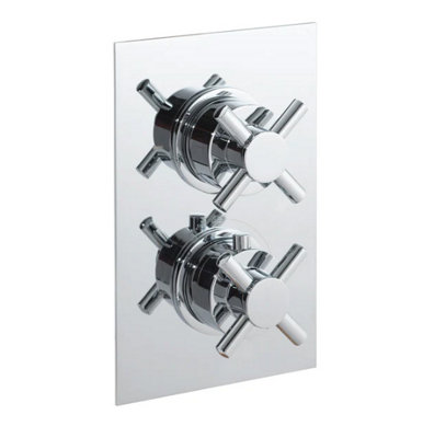 Shower Mixer Valve 1 Way Chrome Finish