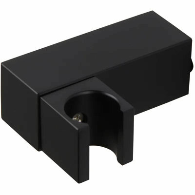 Shower Rail Holder Black Matt Finish Stainless Steel Material Accessory - 6