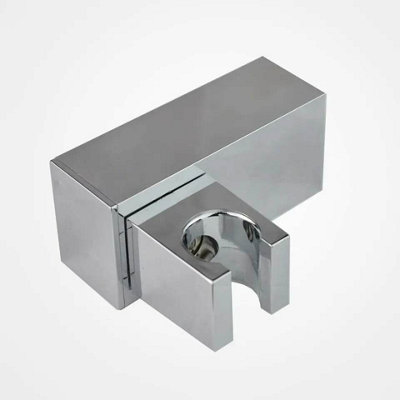 Shower Rail Holder Chrome Finish Plastic Material Accessory