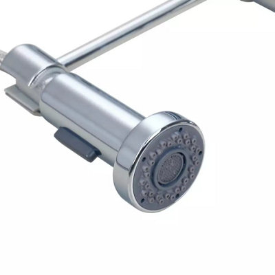 Shower Tap Pull Out Spray Head Replacement Sprayer  Kitchen Plumbing Chrome Finish - 6