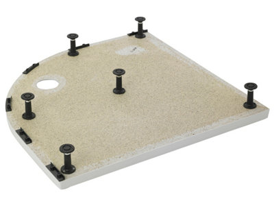 Shower Tray Leg Set & Plinth Kit - White - 1000mm Panel - Balterley