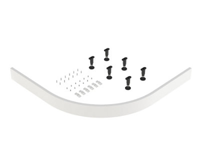 Shower Tray Leg Set & Plinth Kit - White - 1000mm x 1000mm Panel Price Comparisons | Compare The Build