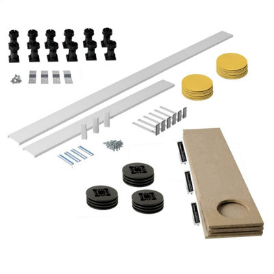 Shower Tray Panel Riser Kit Square/Rectangle Trays 2000mm Board Plinth Feet