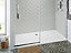 Shower Tray Rectangle 1800x800mm Stone Resin Shower Tray Slimline 40 mm White Finish