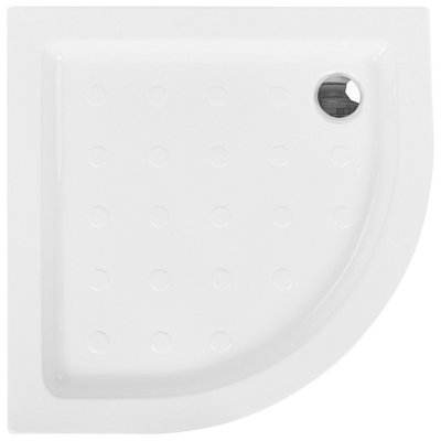 Shower Tray SIUNA 90 x 90 x 7 cm White Price Comparisons | Compare The Build
