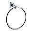 Showerdrape Admiralty Rust Proof Chrome Towel Ring Wall Mounted (W)170mm