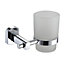 Showerdrape Admiralty Rust Proof Chrome Wall Mounted Toothbrush Holder