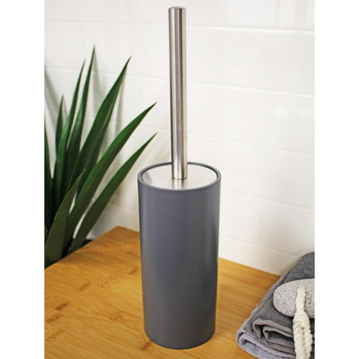 Showerdrape Alto Grey Toilet Brush & Holder Price Comparisons | Compare The Build