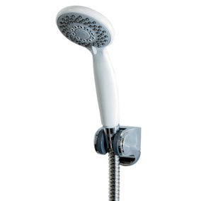 Showerdrape Aquajet White 3-spray Pattern Shower Head