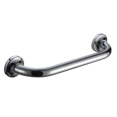 Showerdrape Assurity Stainless Steel Curved Bathroom Safety Grab Rail (L)400mm