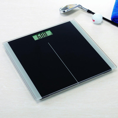 Showerdrape Black Electronic Bathroom Scales Price Comparisons | Compare The Build