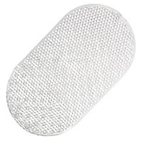 Showerdrape Bubble Anti-slip Clear Bath Mat Plastic (L)690mm (W)390mm